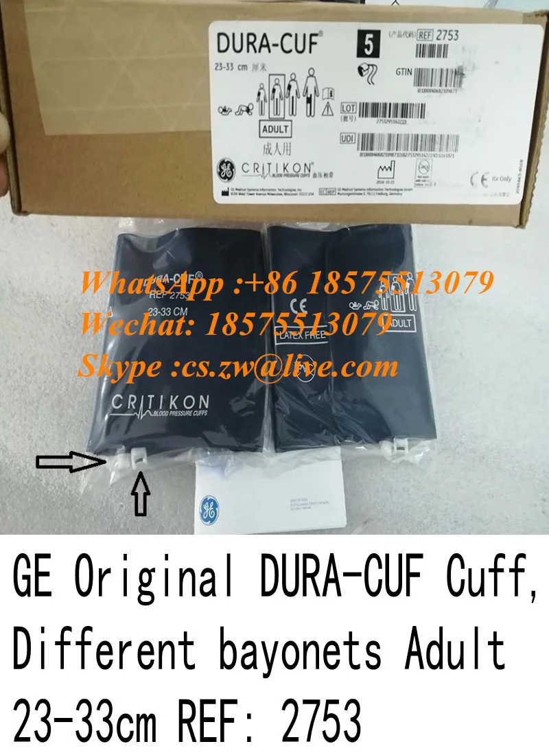 GE Original DURA-CUF Cuff Different bayonets Adult 23-33cm REF: 2753