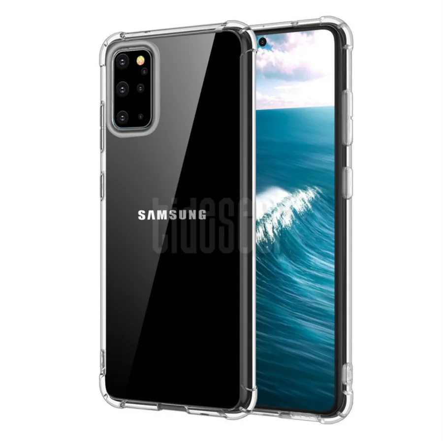 Shockproof Silicone Case For Samsung Galaxy S7 Edge S8 S9 S10 S20 Plus S10E S20 Ultra S20 FE S20 Lite Clear Soft Back Cover