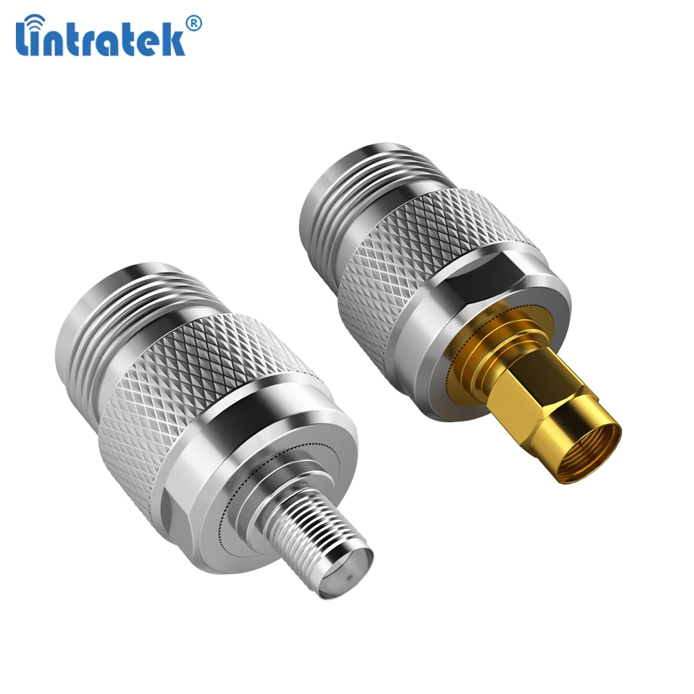 2 pcs N to SMA Adapter N male/female SMA  male/female RF Adapter for Coaxial Cable RF Coaxial Connector 50 ohm SMA Female/ Male