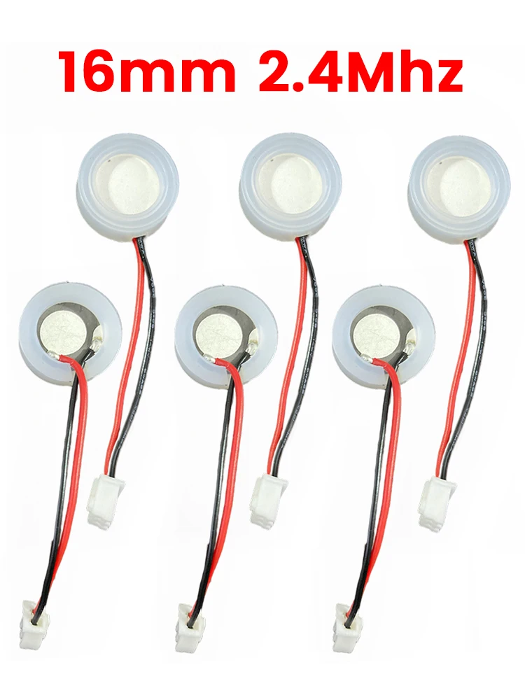 6 stücke 16mm 2,4 Mhz Ultraschall Nebel Maker Fogger Zerstäubung Wandler Oszillierende Klinge Piezoelektrischen Keramik Luftbefeuchter Zubehör – Detail 1