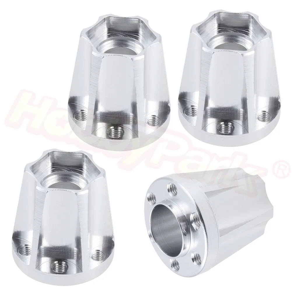 4 sztuk stopu aluminium 12mm Hex piasty koła rozszerzenie Adapter dla 1/10 gąsienica rc 1.9 \