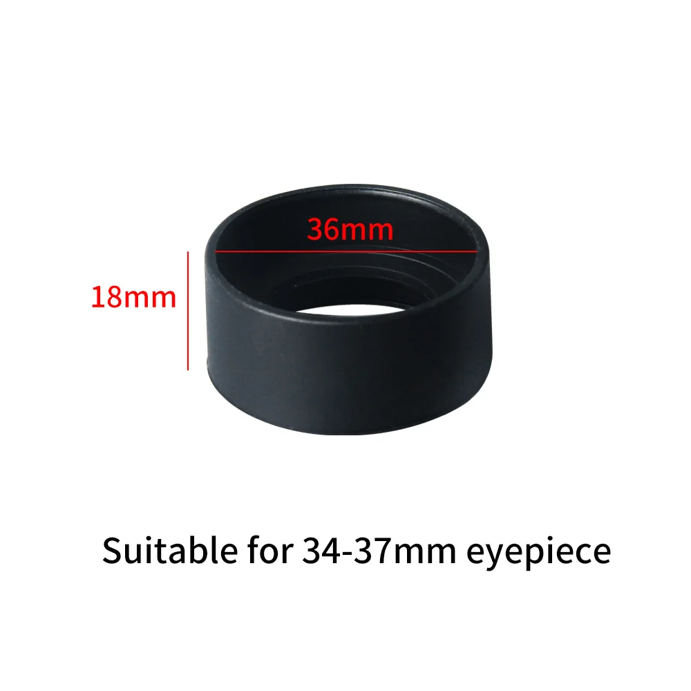 2 pcs/set 34mm Diameter Rubber Eyepiece Eye Cups Eye Shields Protection For Stereo Microscope Binoculars Telescopes Eyepiece