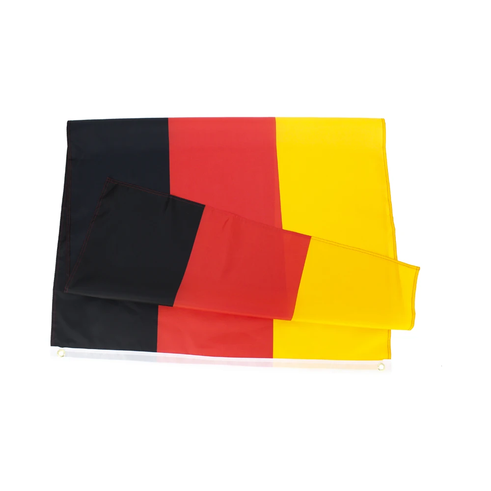 Germany Flag, Black, Red, Yellow De Deu, German Deutschland Flag, 3x5 4x6 5x8 Huge 10x15Fts