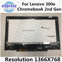 Schermo da 11.6 '' per lenovo 300e Chromebook 2nd Gen 81MB 81QC 82CE TOUCH DIGITIZER + DISPLAY LED + QUADRO + SCHEDA MONTAGGI Modulo LCD