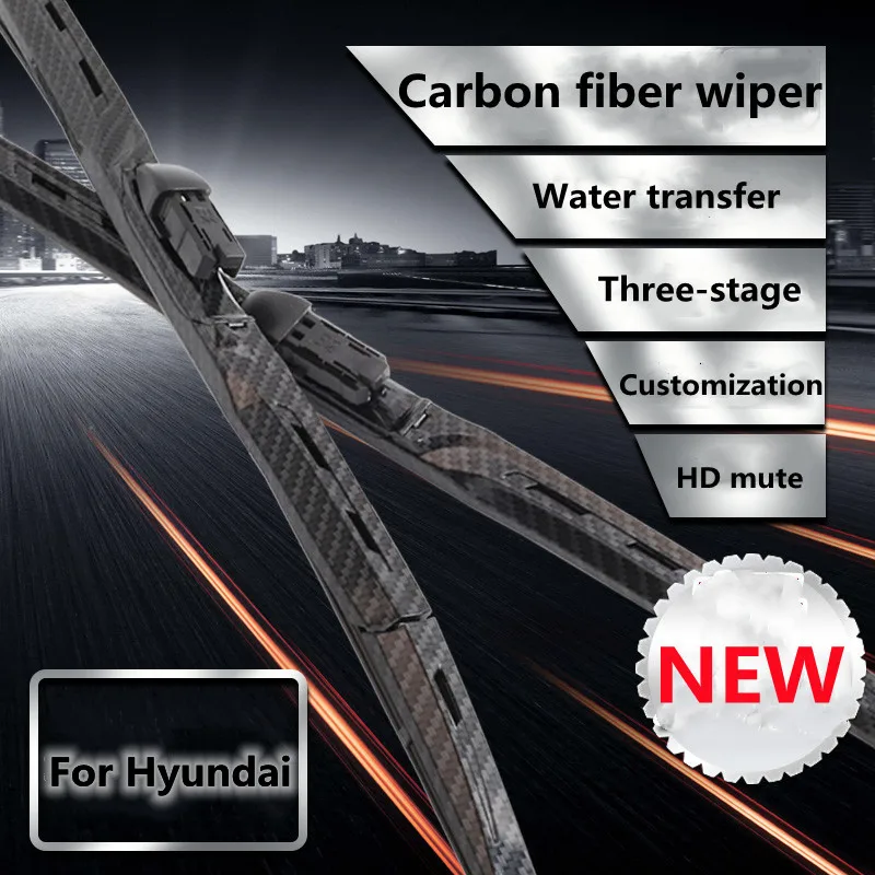 Suitable for Hyundai Paristi H-1 Huiyi Yazun special upgrade and modification carbon fiber wiper exterior accessories