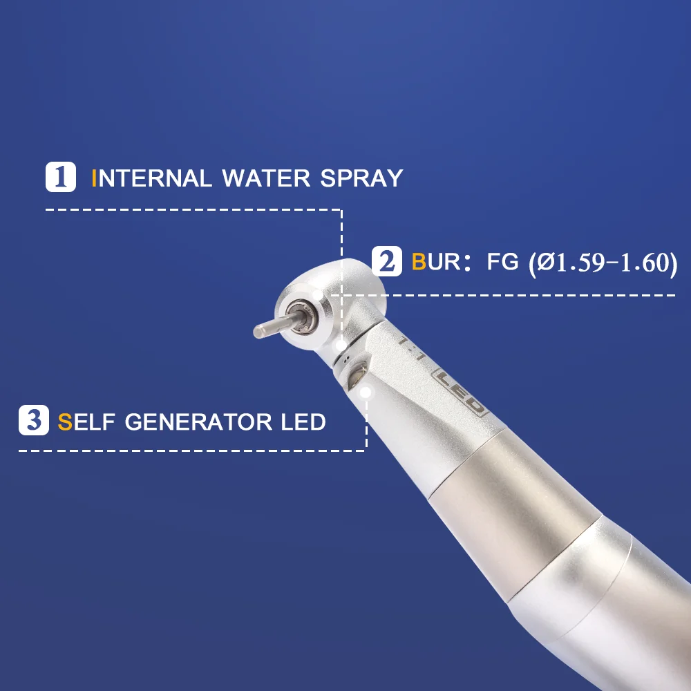 AI-G20LED Oral Therapy Dental kątnica rękojeść e-generator LED 1:1 FG wiertła ząb materiały medyczne produkty na sprzedaż