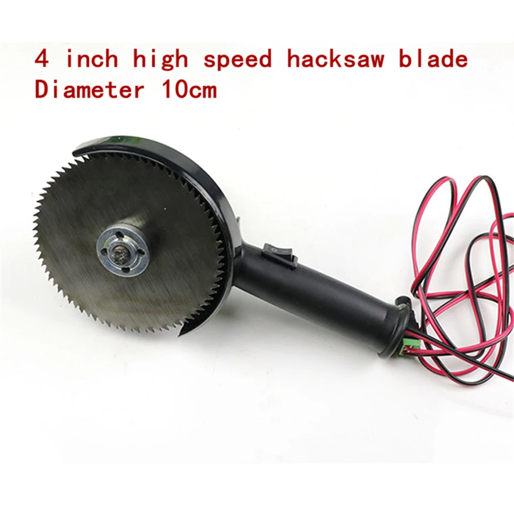 288W 150W Mini Hand Cutting Saw 775 Motor Electric DC 12V 24V High Speed 6000rpm 12000rpm Garden Pruning Weeding Table Saw 4inch