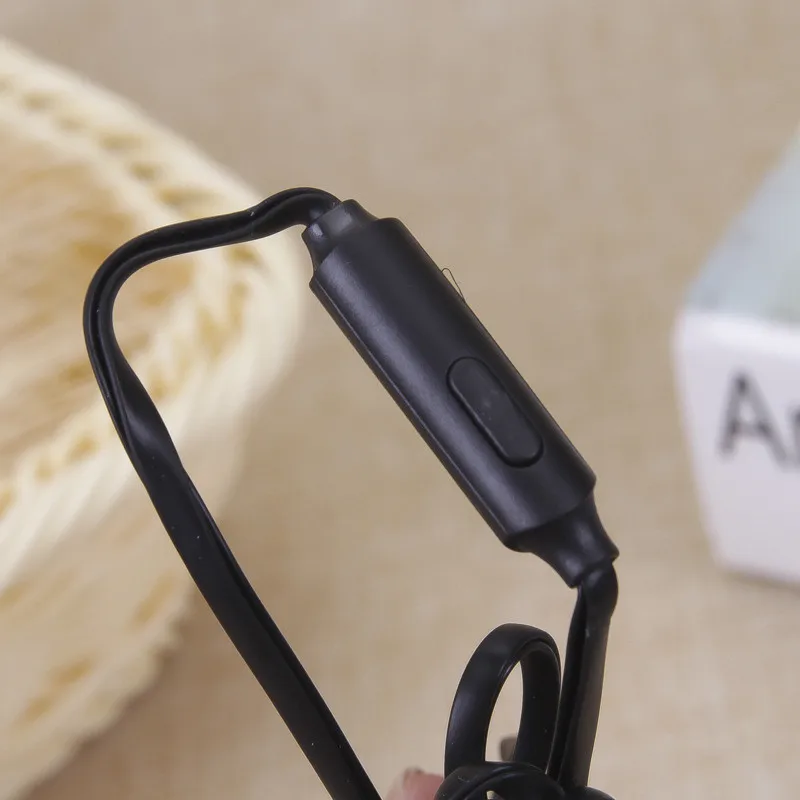 QearFun Cute Rabbit Wired earphone With Ear-hook Sports Headset For Girls Kids Gift With Built-in Microphone Helmets Headphone