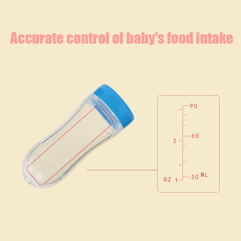 Baby Spoon Bottle Feeder Dropper Silicone Spoons for Feeding Medicine Kids Toddler Cutlery Utensils Children Accessories Newborn