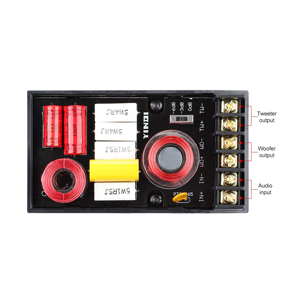 AIYIMA 2PCS 200W 2 Wege Audio Auto Lautsprecher Crossover Höhen Bass Unabhängige Lautsprecher Filter High Low Frequenz Teiler 3000Hz – Detail 4