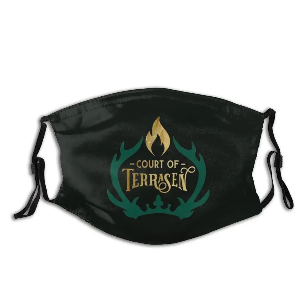 

Court Of Terrasen - Throne Of Glass Adult Kids Anti Dust Filter Diy Mask Books Bookish Book Nerd Reading Reading Gift Tog