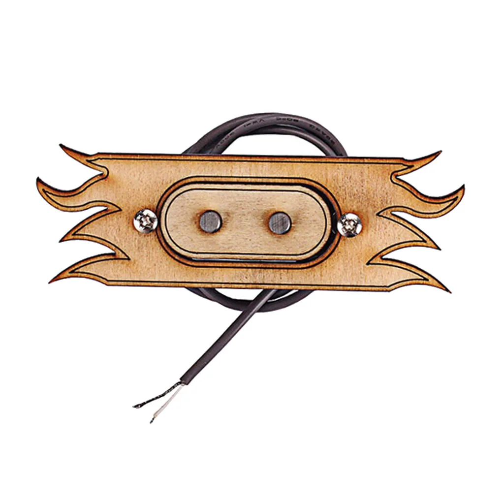 

Новинка кленовый 2-строка гитарный звукосниматель "сделай сам" для коробки сигар запасные части для гитары