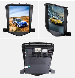 SINOSMART T-Tesla-Style Android Vertical Screen Navigation Radio for Chevrolet Cruze J300/Lacetti/Daewoo 2009-2015, CarPlay