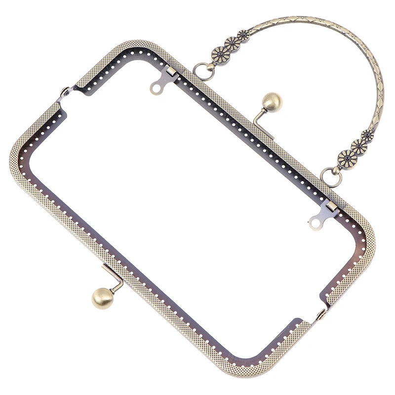 1PCS Metal Kiss Clasp Lock Frame Metal Frame Kiss Clasp Lock For Handbag Purse Coin Bag DIY Tool DIY Metal Frame Purse Handle