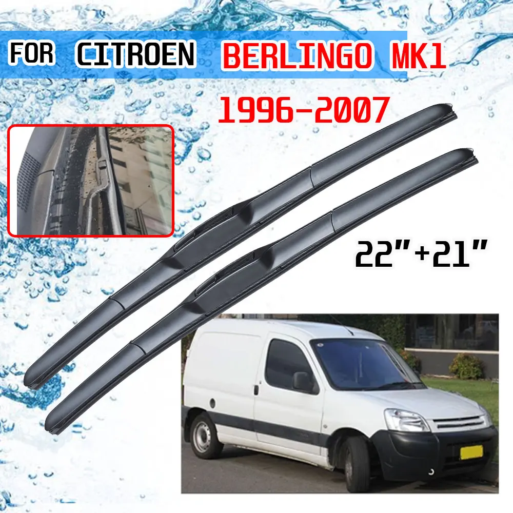 For Citroen Berlingo MK1 1996 1997 1998 1999 2000 2001 2002 2003 2004 2005 2006 2007 Accessories Car Windscreen Wiper Blades