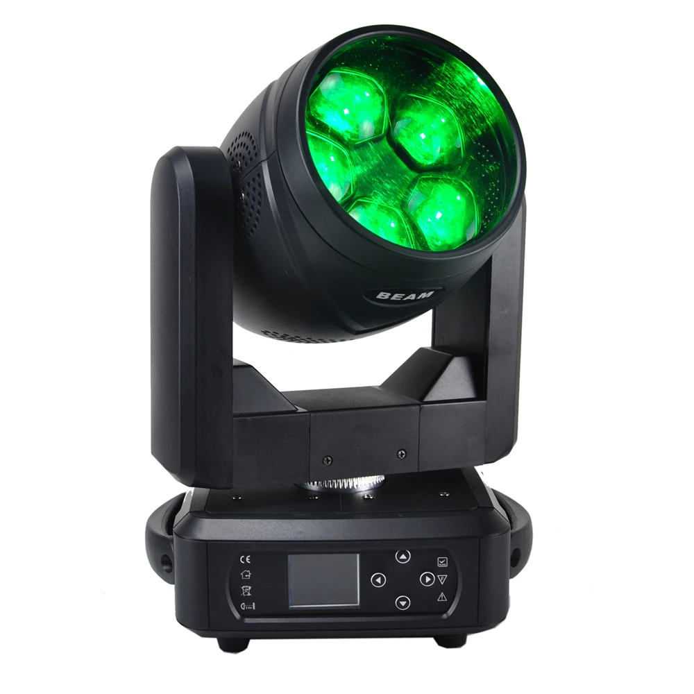 Imagem -03 - Bee Eyes Zoom Led Moving Head Light Rgbw 4in Feixe Lente de Lavagem Ultimate Girar Estágio Lente Zoom 5x40w