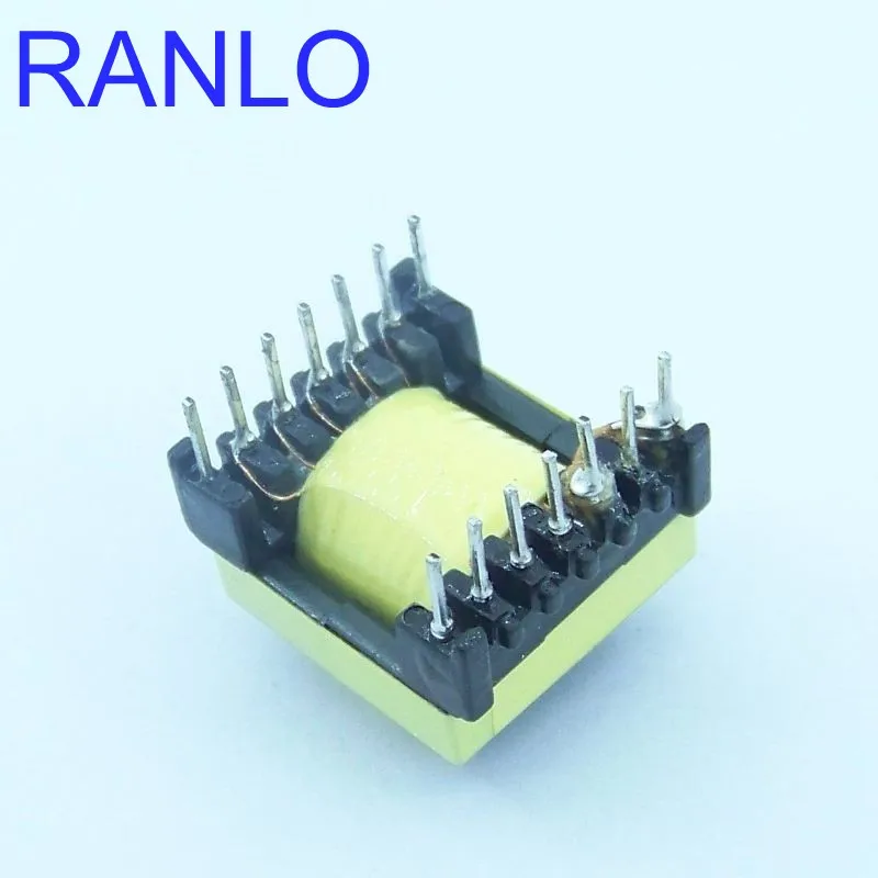 EE16 Viper12A 300-340V to 5V / 15V flyback transformer  SMPS ferrite core transformer horizontal 7+7pin