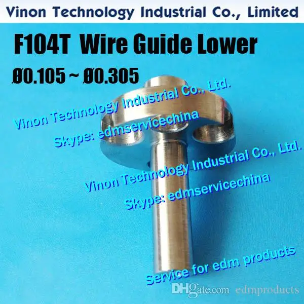 Ø0.105-Ø0.305MM F104J edm Wire Guide for Taper A290-8032-X732, A290-8032-X734, A290-8032-X735, A290-8032-X736, A290-8032-X737