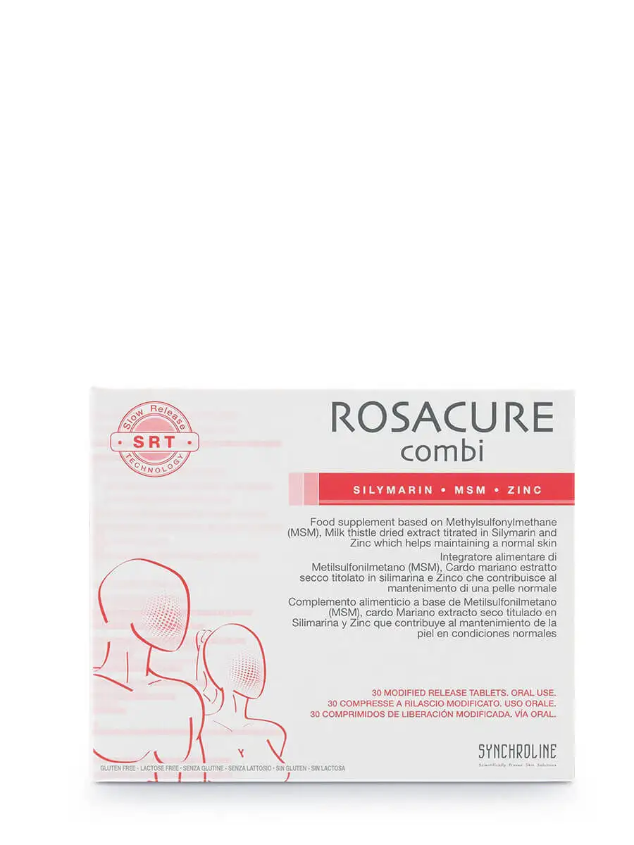 Rosacure combi 30 tablets-helps keep the skin with rosacea under normal conditions.