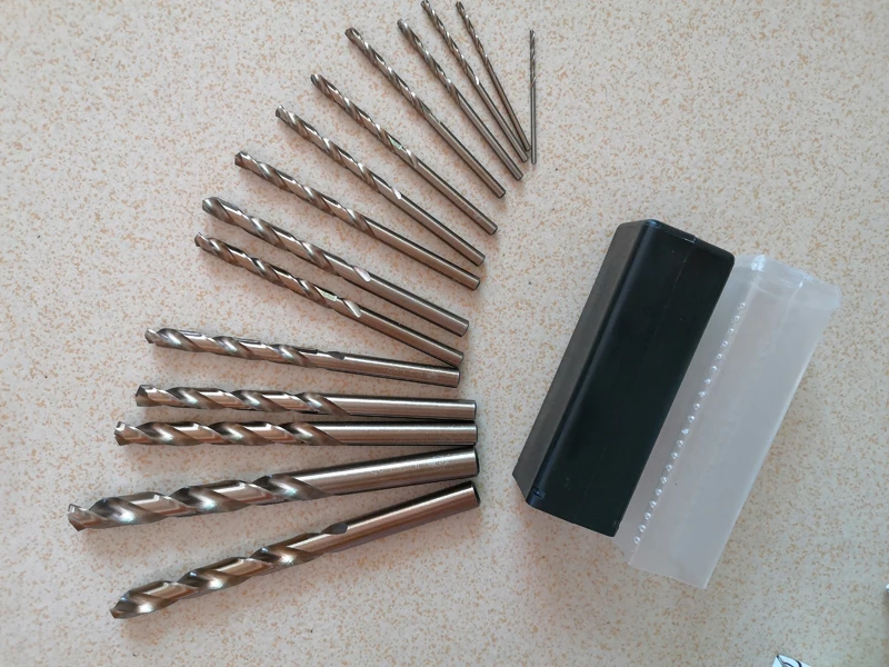 15PCS Straight Shank 1.5-10mm Twist Drill Bit for Metal Wood Working M35 HSS Co Steel Cobalt Drill Bits  Power Tools