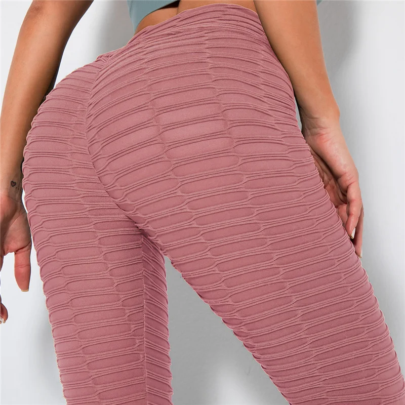 Tummy Control Sexy Leggings Women Workout Tights High Waist Butt Lifting Leggins Stretchy Yoga Pants Slimming Ruched Gym