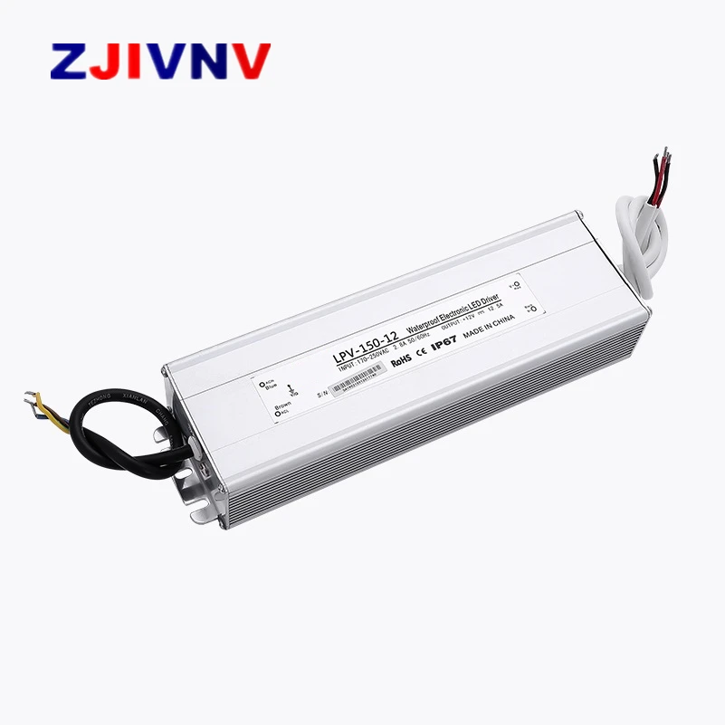 

150W IP67 LED Driver outdoor used Waterproof power supply 12V 24V 36V 48V 12.5A 6.3A AC DC SMPS