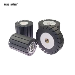 1 unidad de diámetro Rueda expansora de 75mm/90mm/100mm/110mm, rueda de pulido de goma 55A