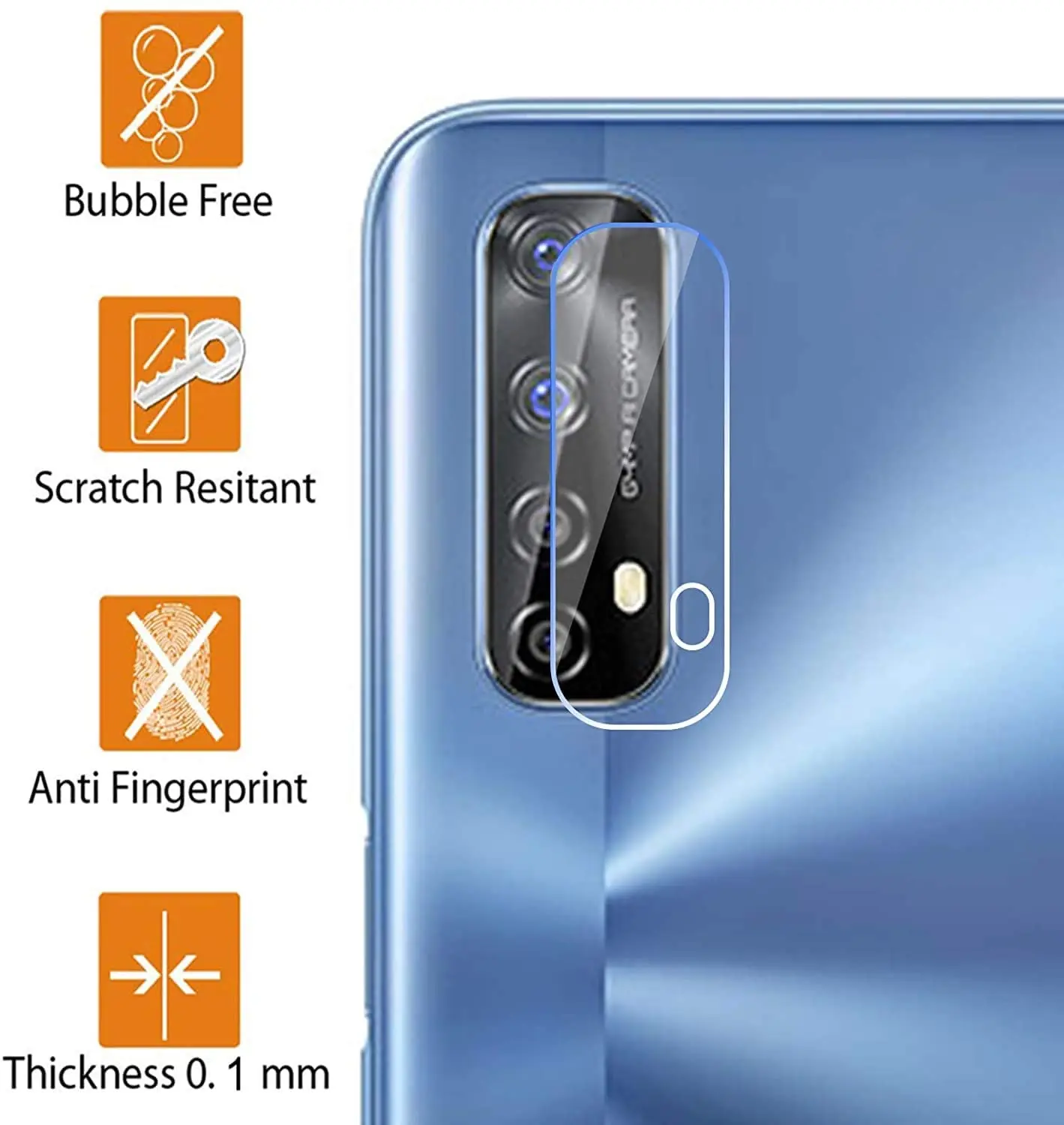 Glass For Umidigi A9 Pro max  Glass Screen Protector Camera Film Lens Tempered Glass for Umidigi A9 Pro image 5