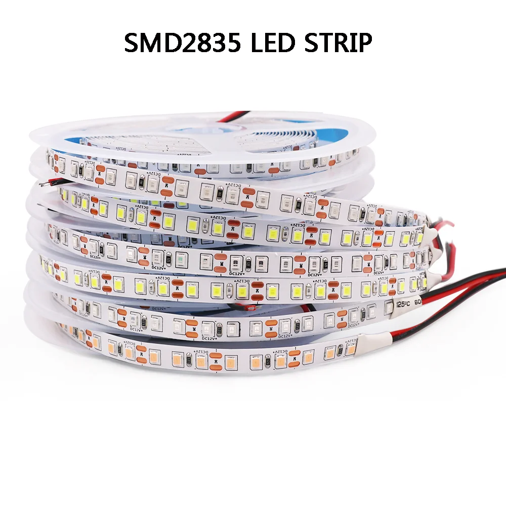 5M Taśma LED SMD 5054 2835 Elastyczne światło LED 5m 300LED 600LED Wodoodporna taśma LED IP67 DC 12V 5054 Taśma świetlna LED