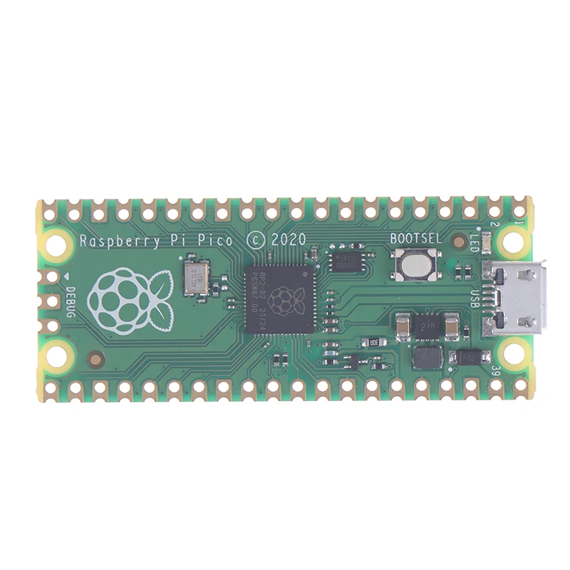 Placa de desarrollo Raspberry Pi Pico, placa de microcontrolador de bajo costo y alto rendimiento, Cortex-M0 + procesador ARM RP2040 de doble núcleo