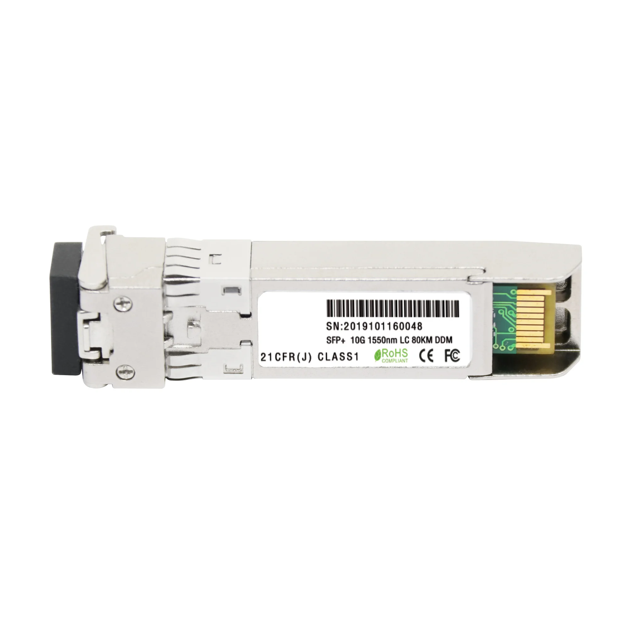 Huawei compatible OEM ODM Module SFP+ -10G-ZR 10g 1550nm 80km DDM transceiver module LC SMF SFP+ plus Fiber Optic Equipment