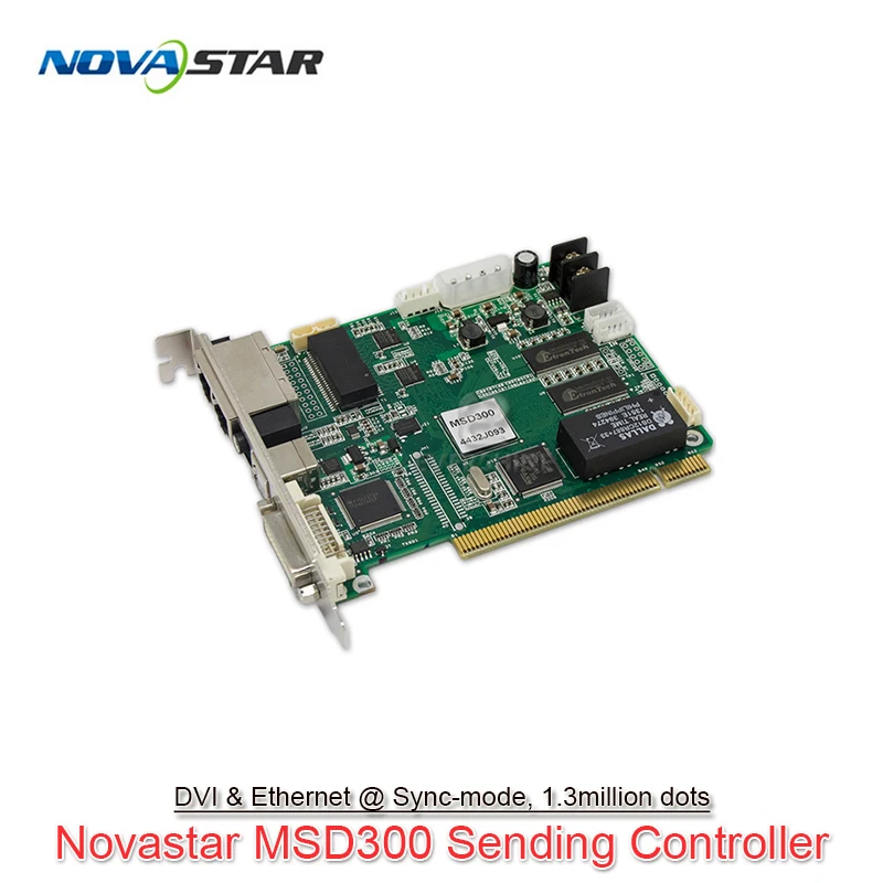 Novastar – carte d'envoi MSD300 synchrone pour écran d'affichage vidéo LED polychrome, 1.3 millions de Pixels maximum, rvb