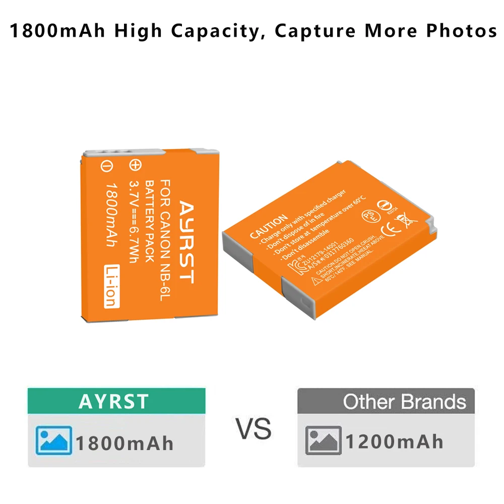 1800MAh NB-6L NB-6LH NB6L NB6LH Baterai untuk Canon PowerShot SX530 SX710 SX700 HS SX610 HS SX540 HS SX510 HS SX500 Adalah Kamera