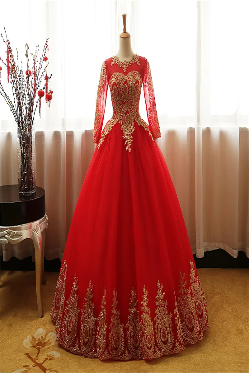 2024 nuevo Vestido De fiesta rojo De encaje Vintage vestidos De quinceañera Vestido De Novia personalizado De talla grande Color caramelo Vestido De