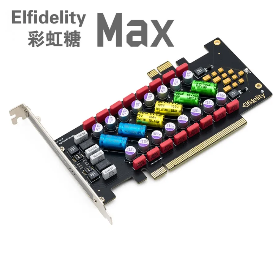 1PCS Elfidelity PC HI-FI Power Filter card PCI/PCI-E HiFi PC audio power purific PC filtering  power purification  HiFi PC audio