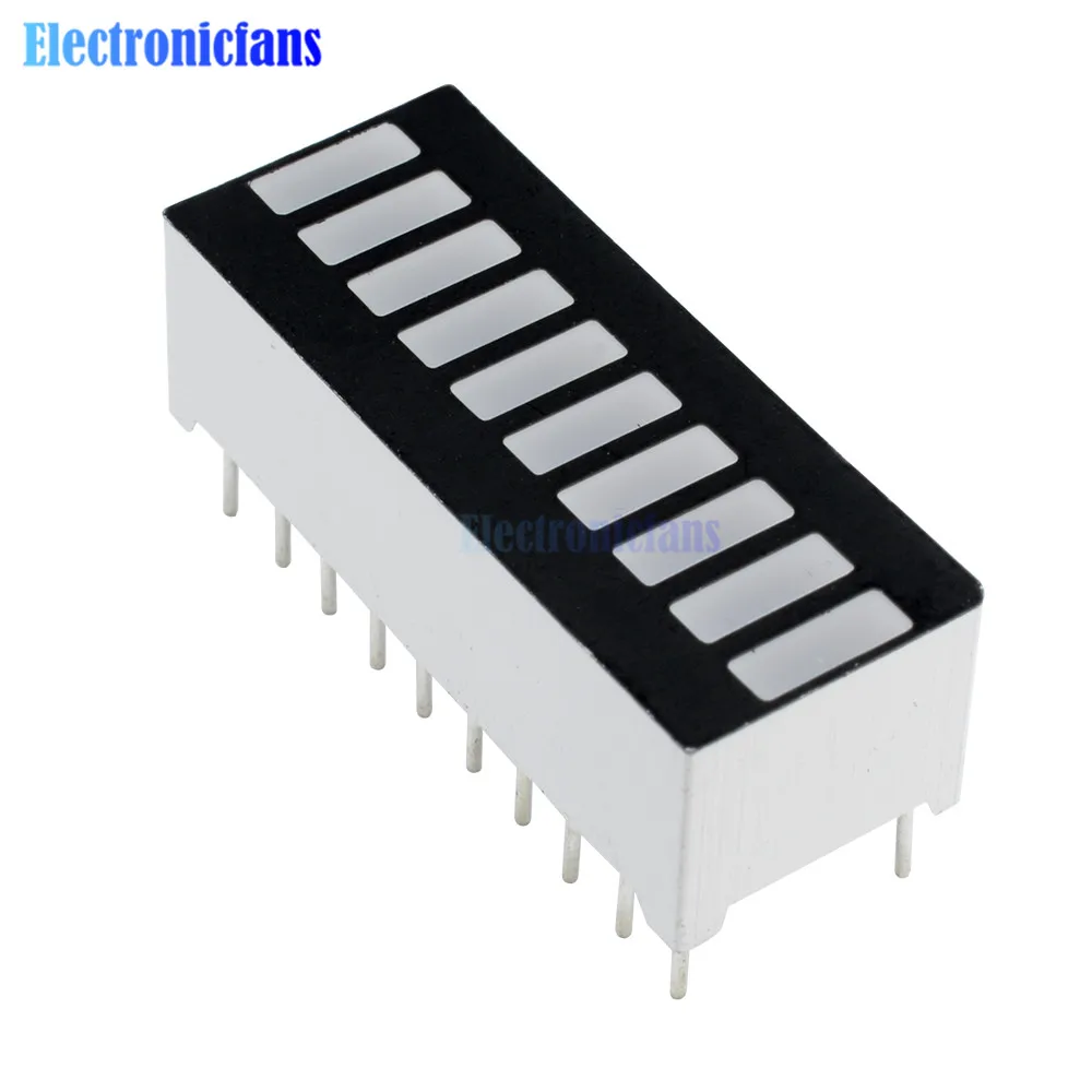 10-Segment-LED-Leistenanzeige, 5-Segment-Rot-LED, 4-Farben-LED-Batteriekapazitätsmodul - Rot, Gelb, Grün, Blau für Elektronik – Detail 7