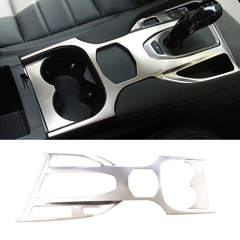 Vtear for Haval F7 F7X gear shift panel cover stainless steel cup frame center console protect case trim accessories decoration