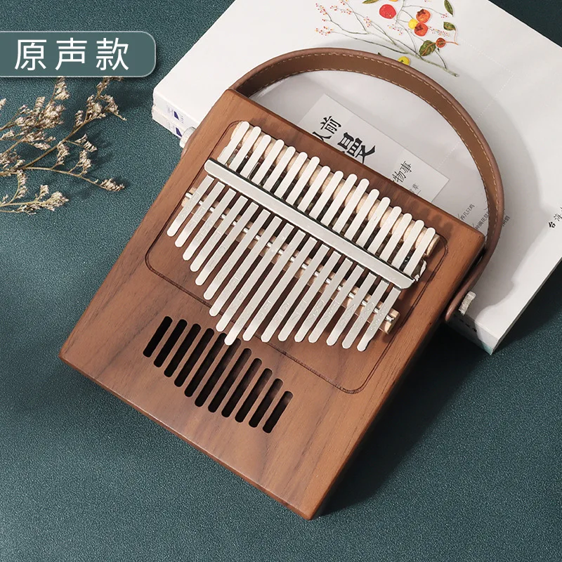 

Trackman xylophone 17 keys kalimba 21 Thumb piano Bamboo Black walnut Acrylic Mahogany vibraphone musical instrument key finger