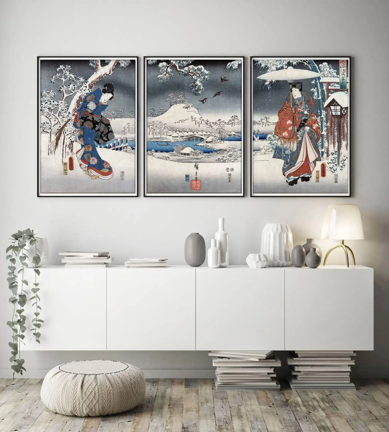 Vintage Poster Japanese Ukiyoe For HD Pictures Canvas Painting Posters And Prints Wall Pictures For Bedroom Print Cuadros