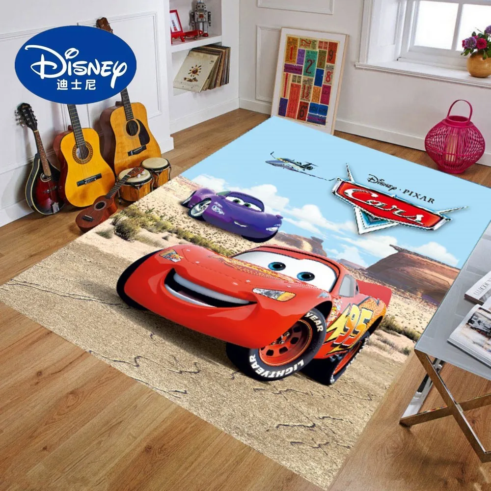 Disney Lightning McQueen Car Baby Play Mat Kids Room Carpet Rugs Floor Carpet Gift for Baby Room Decoration Baby Activity Center