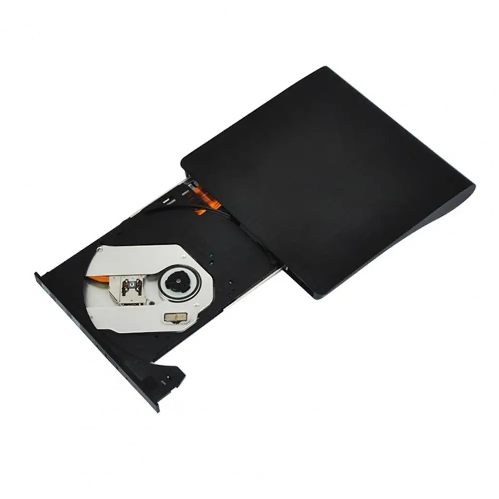 New CD-ROM Disk Drive USB 3.0 Low Noise ABS Computer ROM External Drive for Laptop Read Speed 8X DVD-ROM 24X CD-ROM