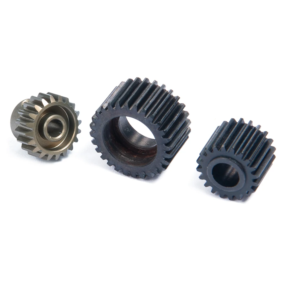 AXSPEED Steel Transmission Gear Set with Motor Gears for Axial SCX10 II 90047 90104 Wraith 1/10 RC Crawler Car Upgrade Parts