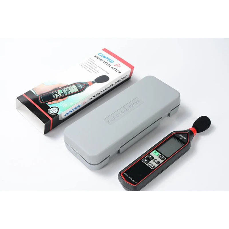 Pusat-32 Sound Level Meter (IEC 61672-1 Kelas 2, Ekonomi), sesuai dengan IEC 61672-1 Kelas 2 Standar, Frekuensi Pembobotan A/C.