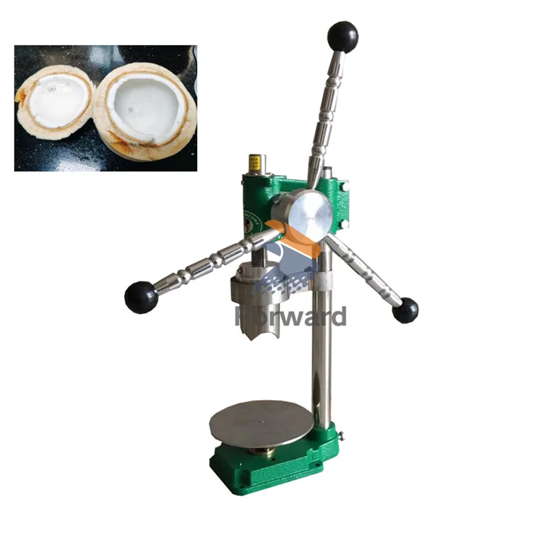 Heavy Duty Coconut Cutter Manual Opening Coconuts Machine Save Effort Coconut Capping Cover Drilling Machine