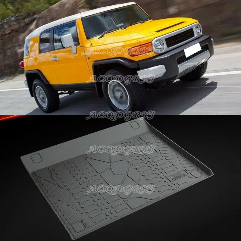 Fits For Toyota FJ Cruiser 2007-2020 Waterproof Rubber 3D Molded Trunk Mat Liner Fits Moulding Car Accessories 1PCS