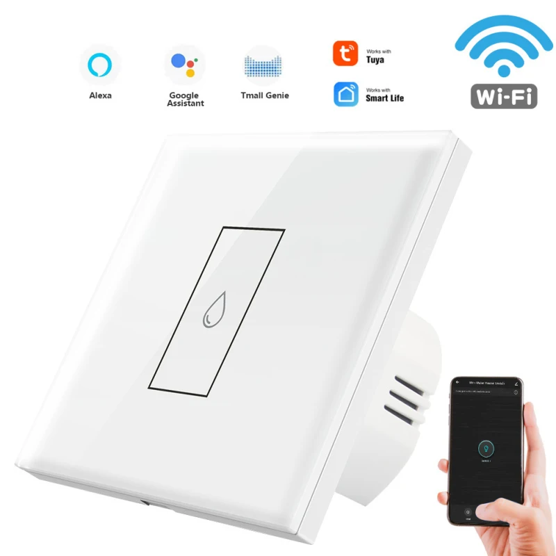 EU WiFi Boiler Water Heater Switch 4400W Tuya Smart Life App Remote Control ON OFF Timer Voice Control Google Home Alexa Echo