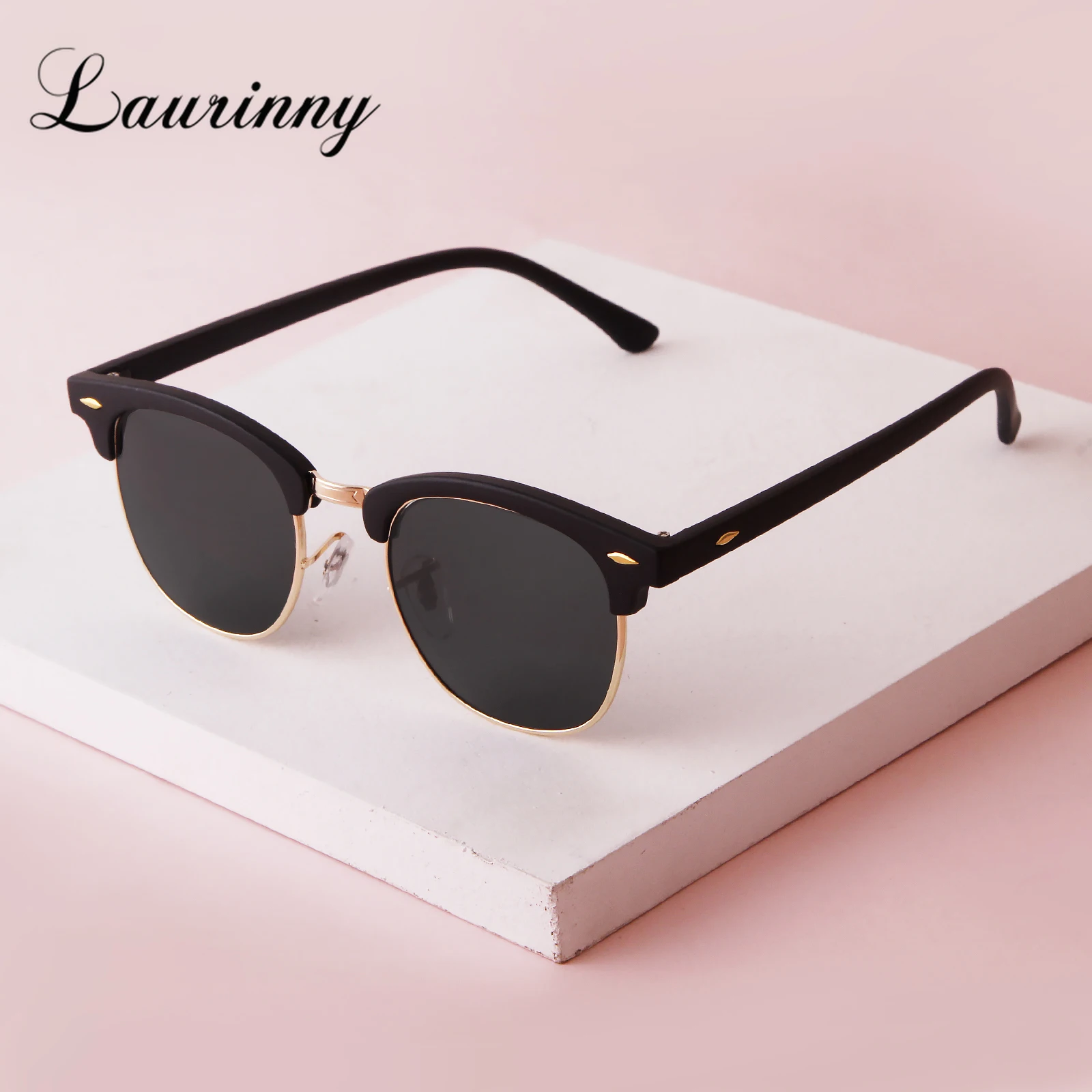 

Fashion Classic G15 Glasses Lens Sunglasses 2021 Brand Design High Quality Women Square Frame Sun Glasses Men Shades Rivet UV400