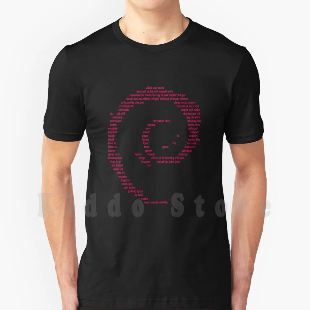 Debian-Commands T Shirt Men Cotton Cotton S-6xl Arch Debian Ubuntu Centos Red Hat Fedora Mint Cinnamon Gnome Gnu Mit Git Python