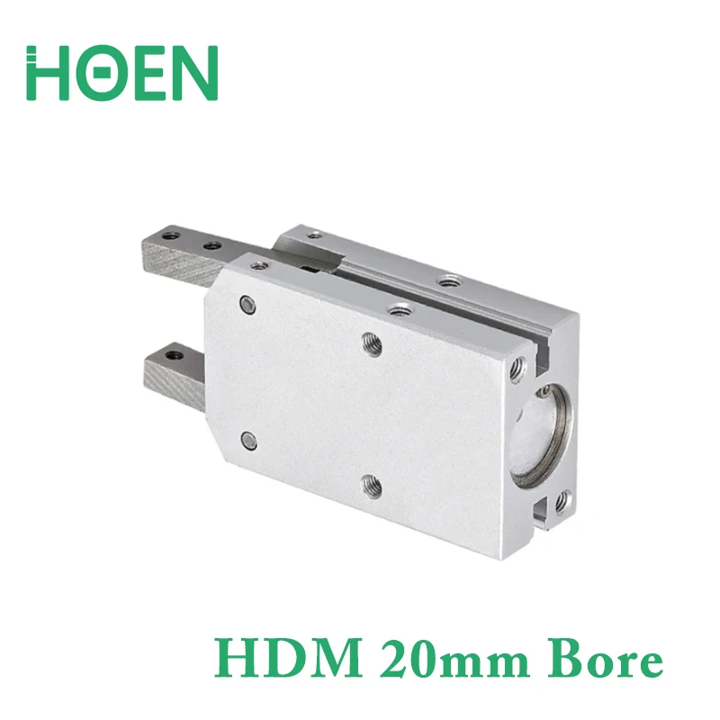 

HDM Series HDM20 Bore 20mm Finger Cylinder 180-Degree Mechanical Jaw Pneumatic Finger Probe Tester Claw Cylinder