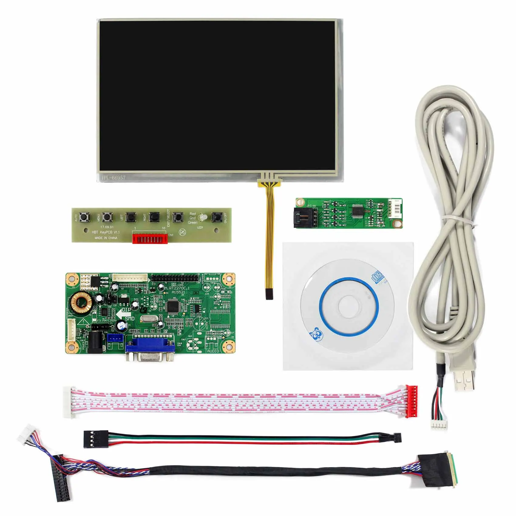 VGA плата ЖК-контроллера 7 дюймов N070ICG LD1 1280x800 резистивный сенсорный ЖК-экран